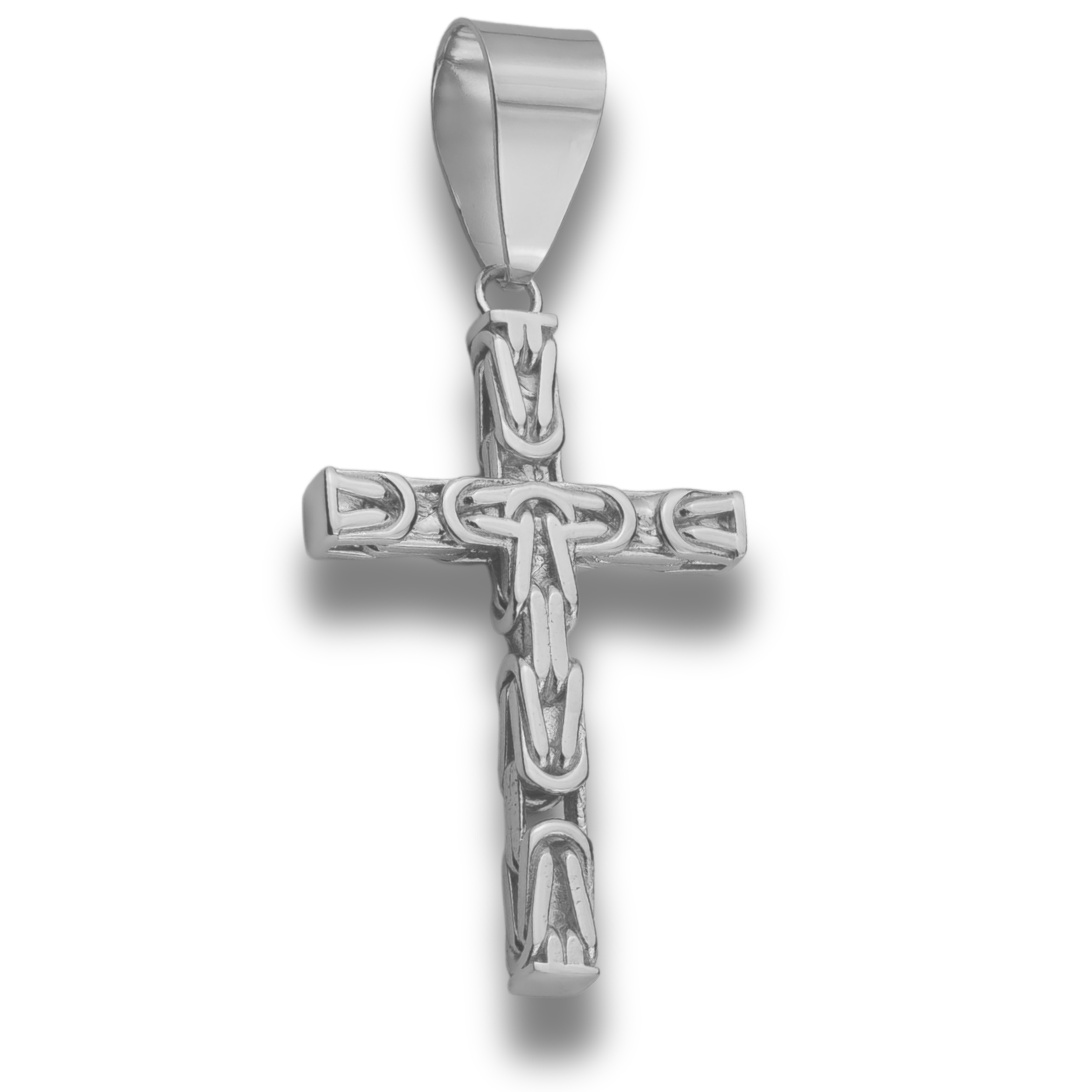 6mm Kreuz Anhänger Königskette - 925er Silber