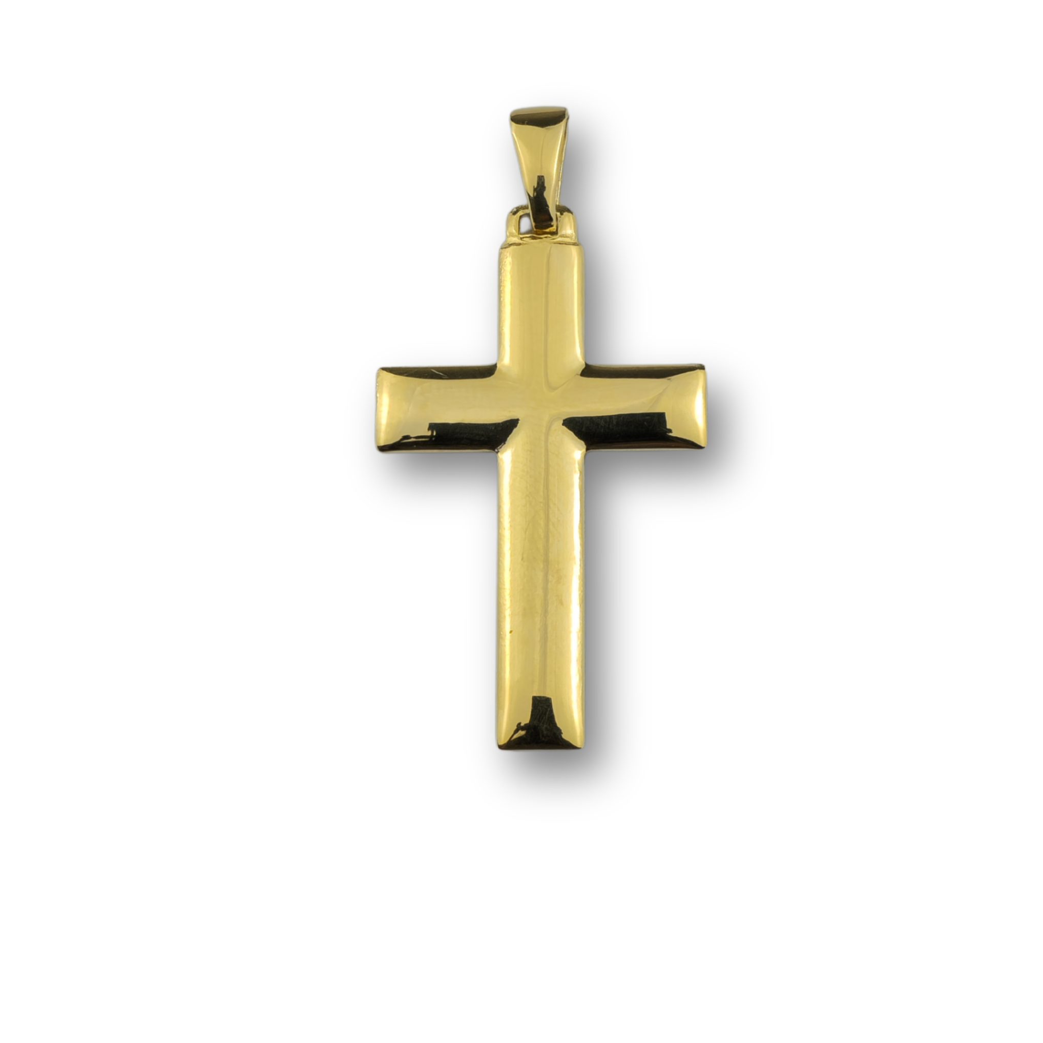 Kreuzanhänger vergoldet - 925er Silber (406)