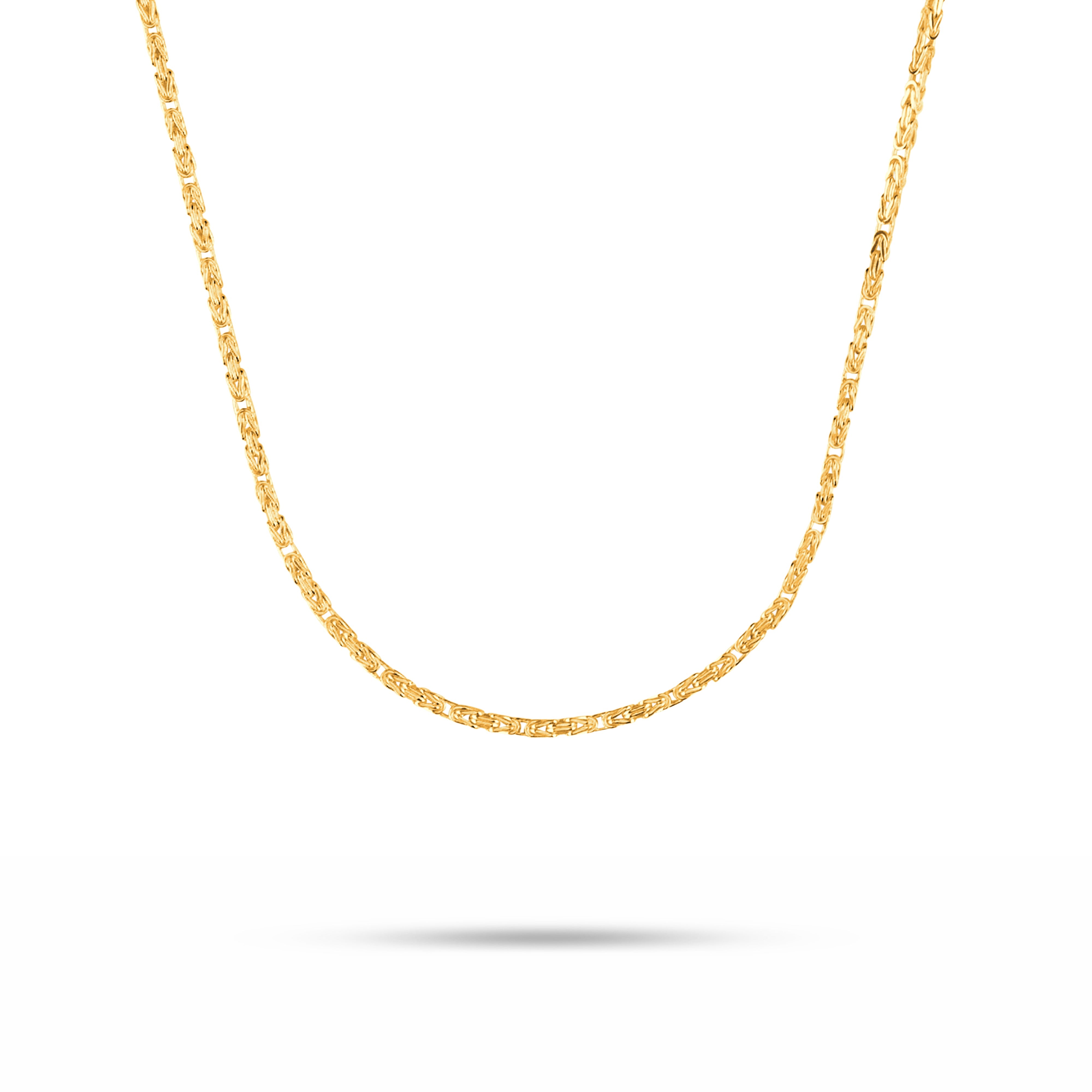 Königskette 2mm breit - 585er Gold - massiv