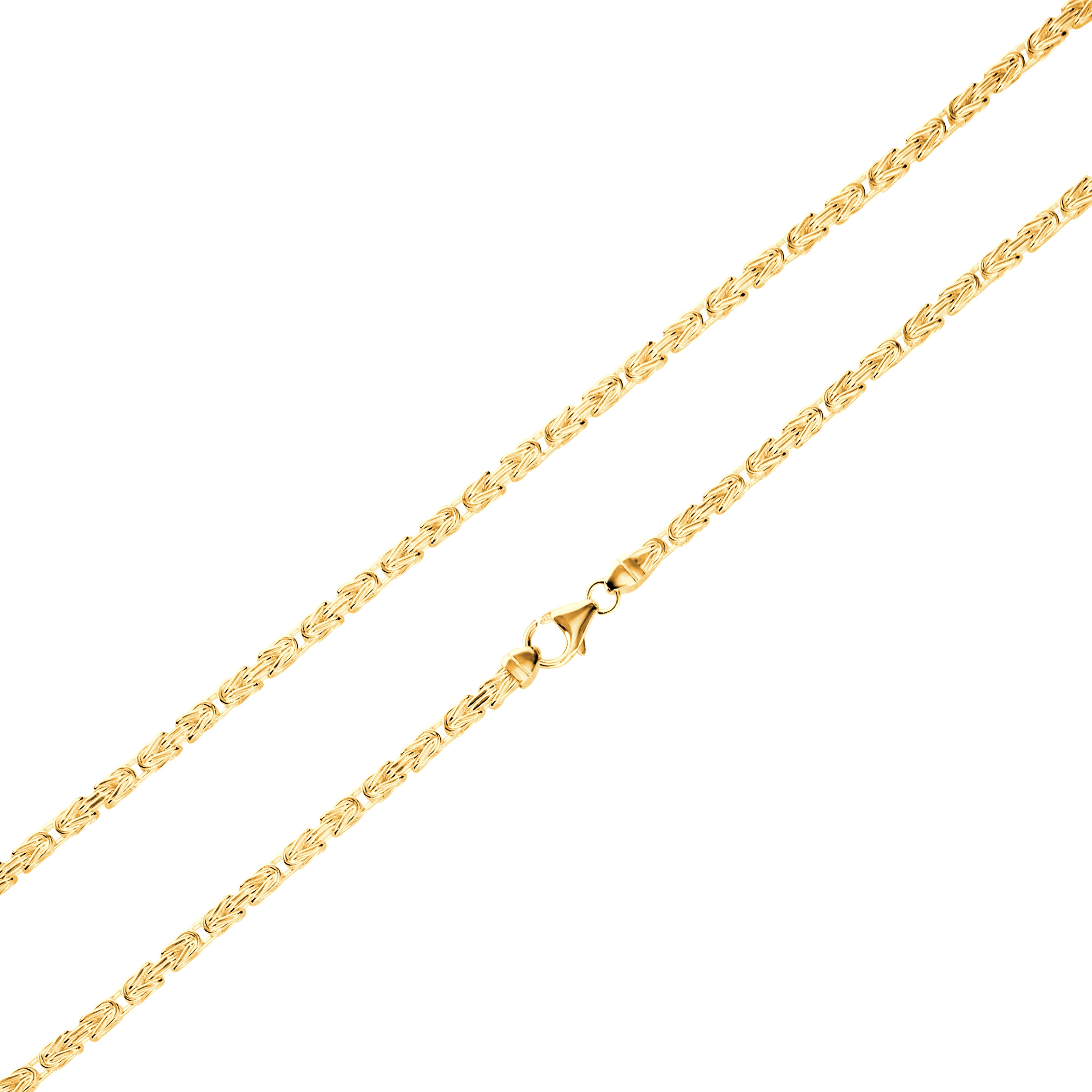 Königskette 4mm breit - 585er Gold