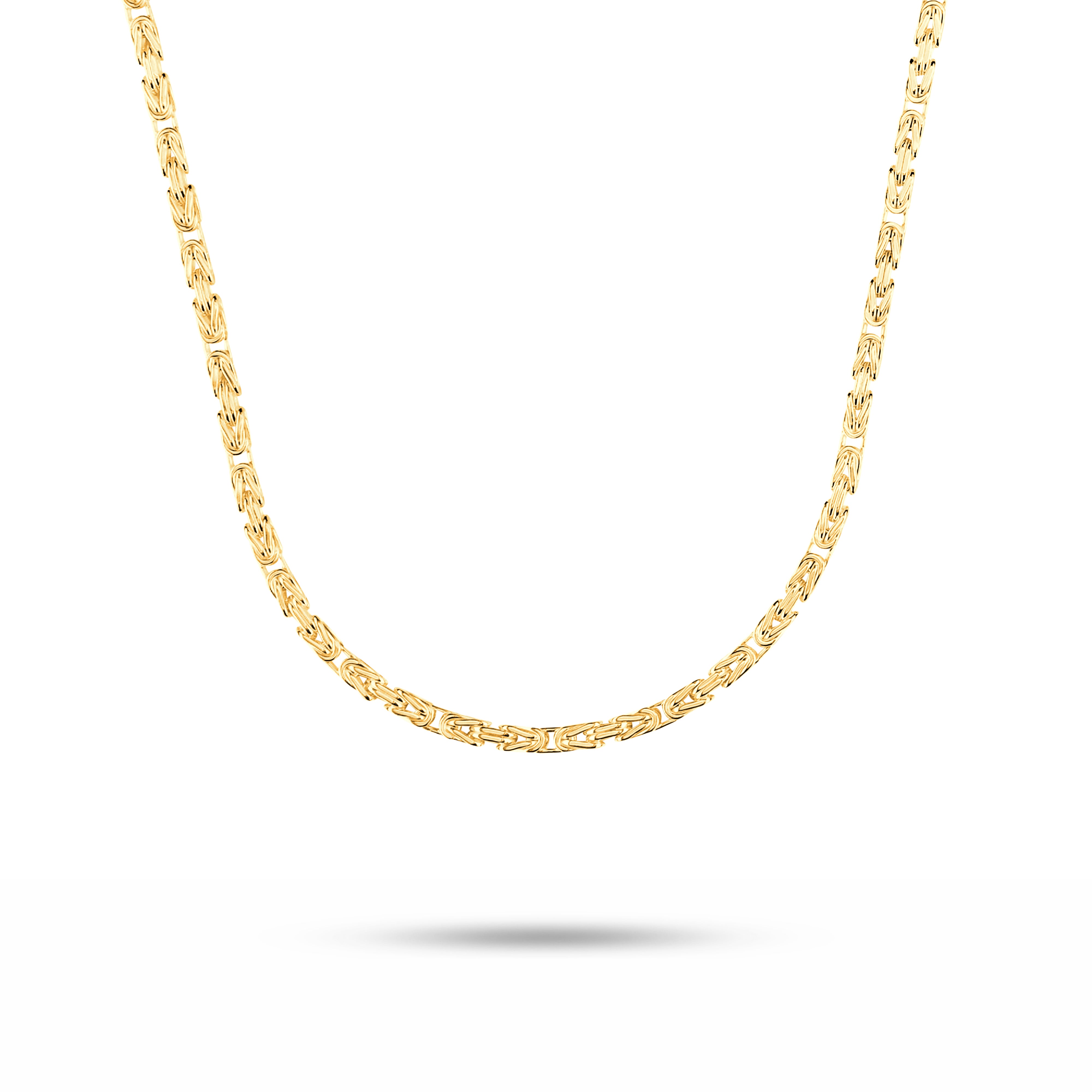 Königskette 4mm breit - 585er Gold