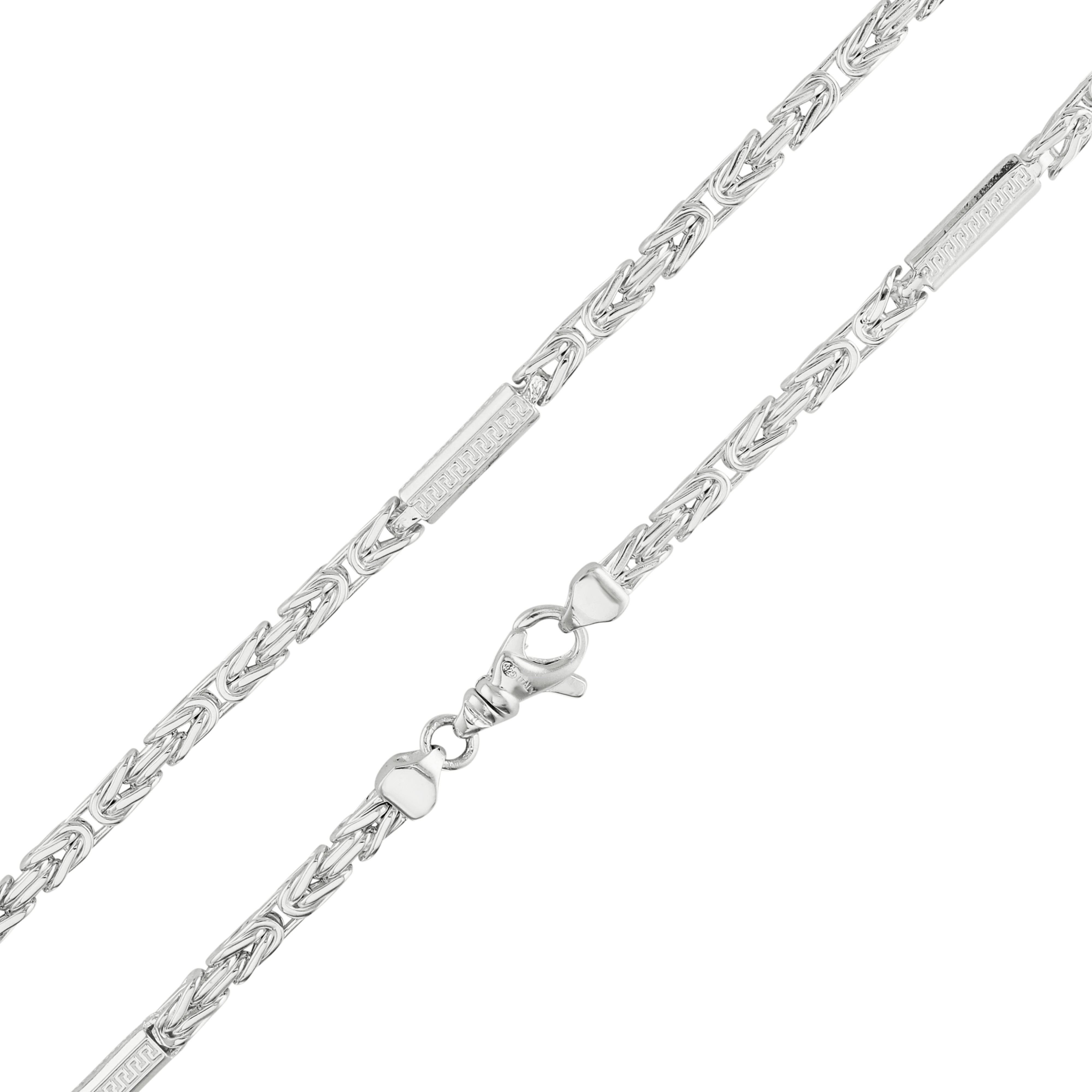 Königskette 4mm breit - santorini - 925er Silber