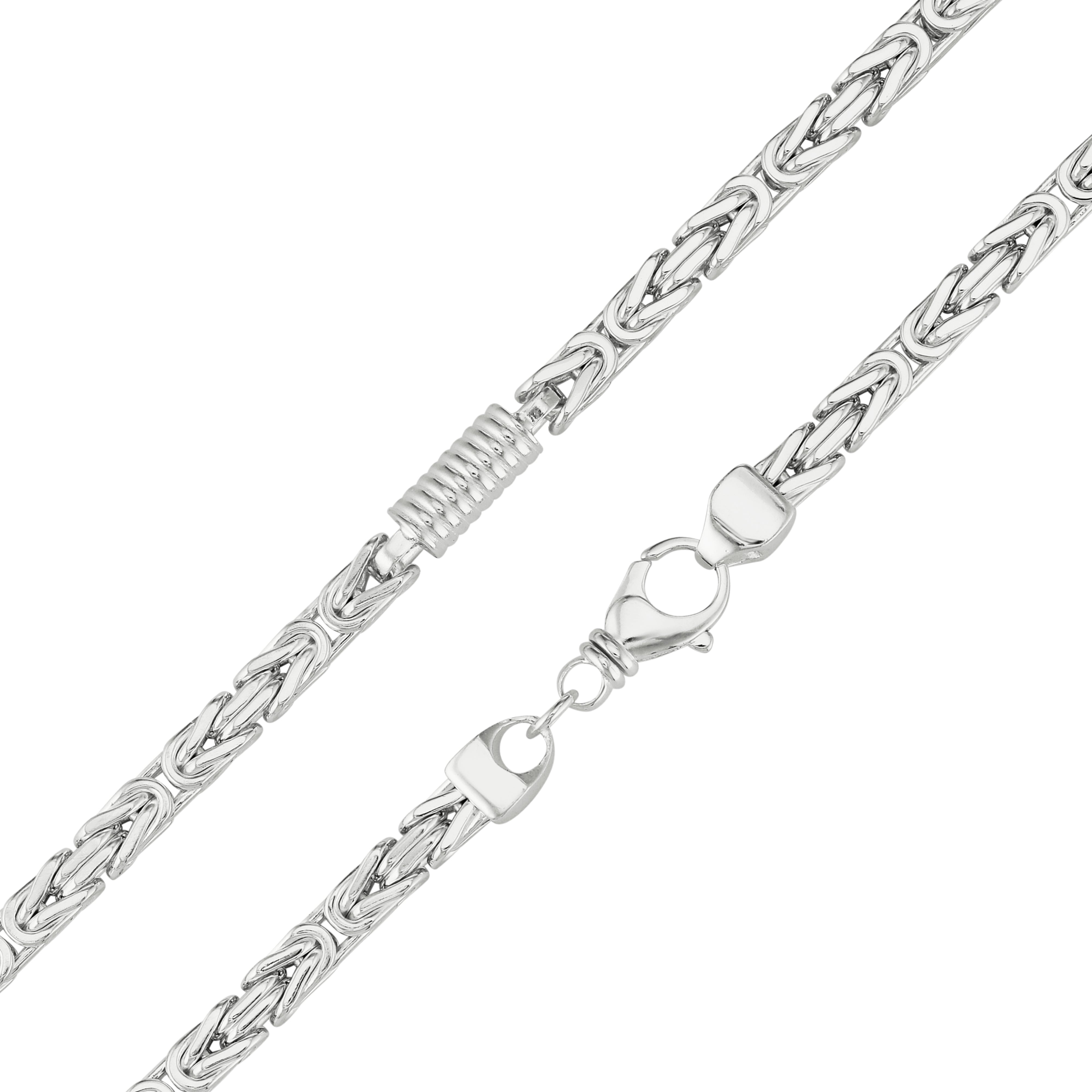 Königskette 5,5mm breit - spirale - 925er Silber