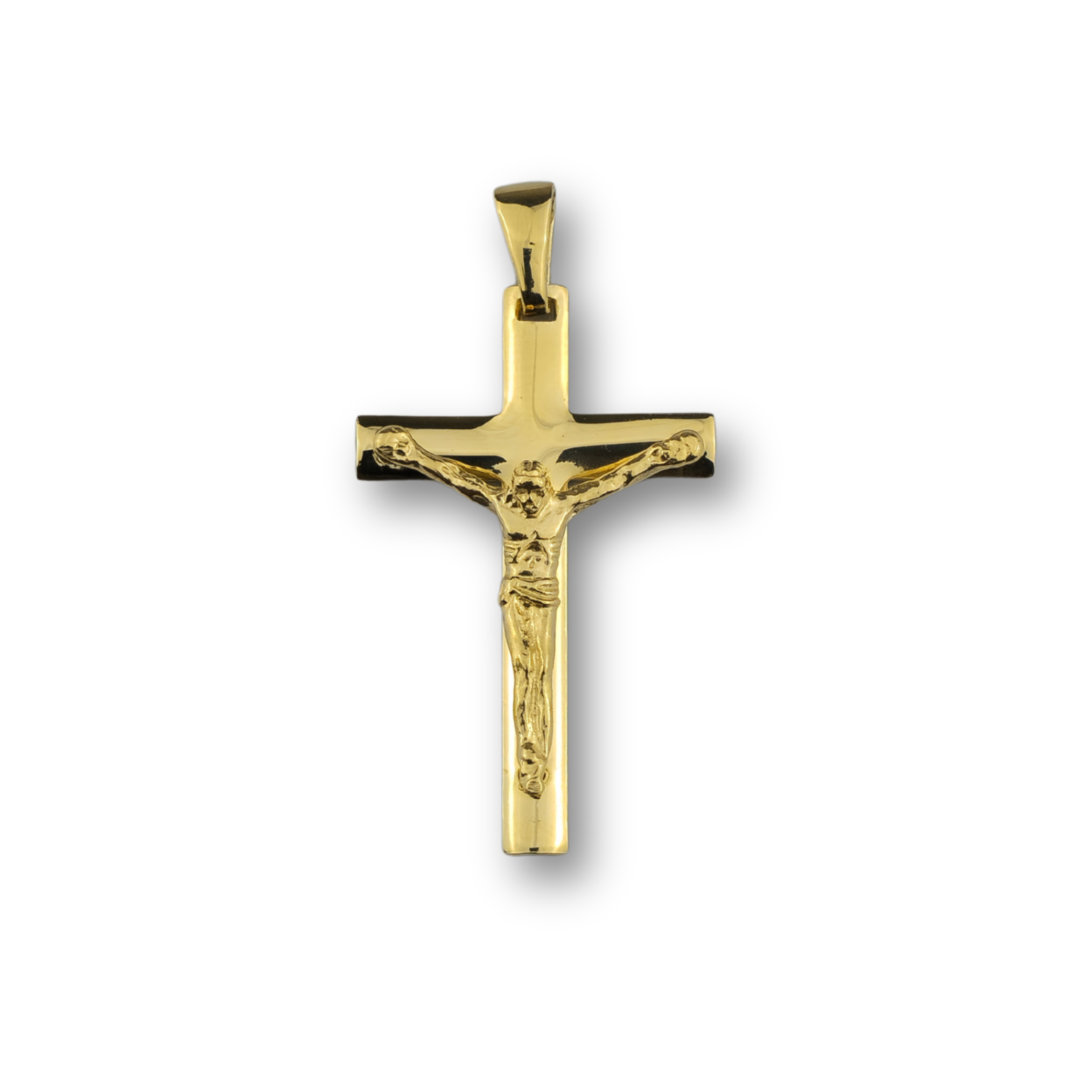 Kreuzanhänger vergoldet - 925er Silber (404)
