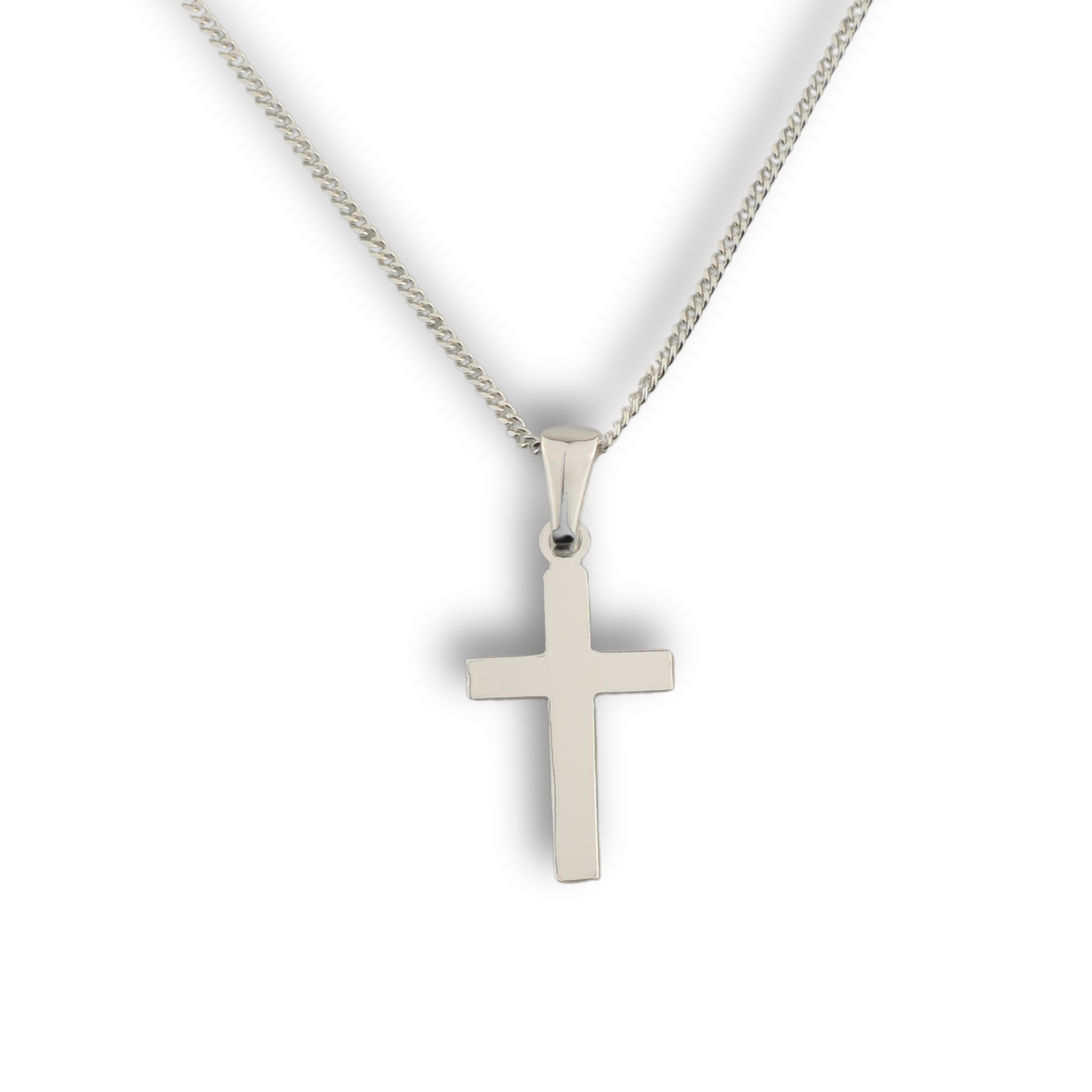 Kreuzanhänger silber - 925er Silber mit Kette (401)