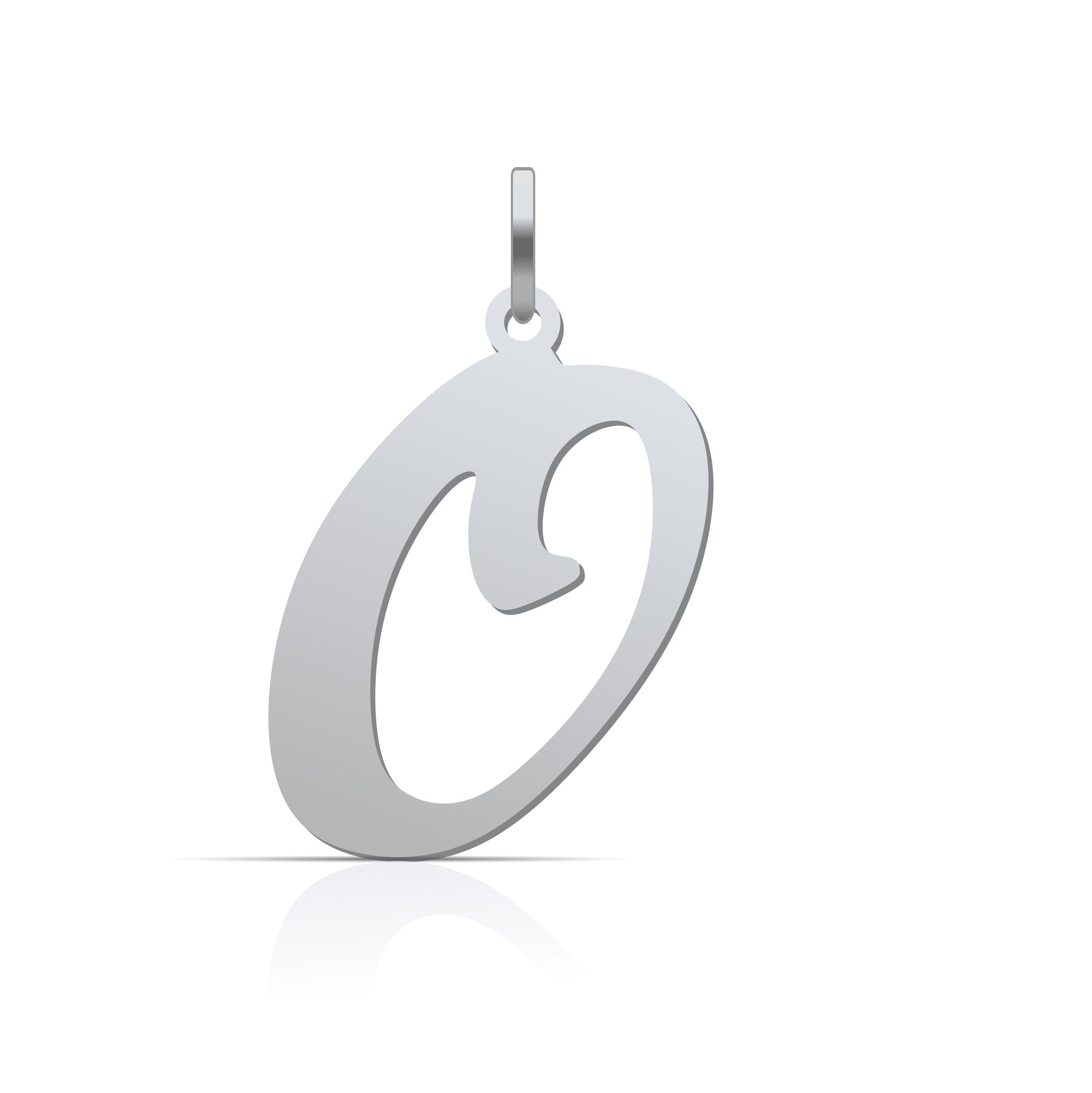 Letter Pendant Cursive - 925 Silver