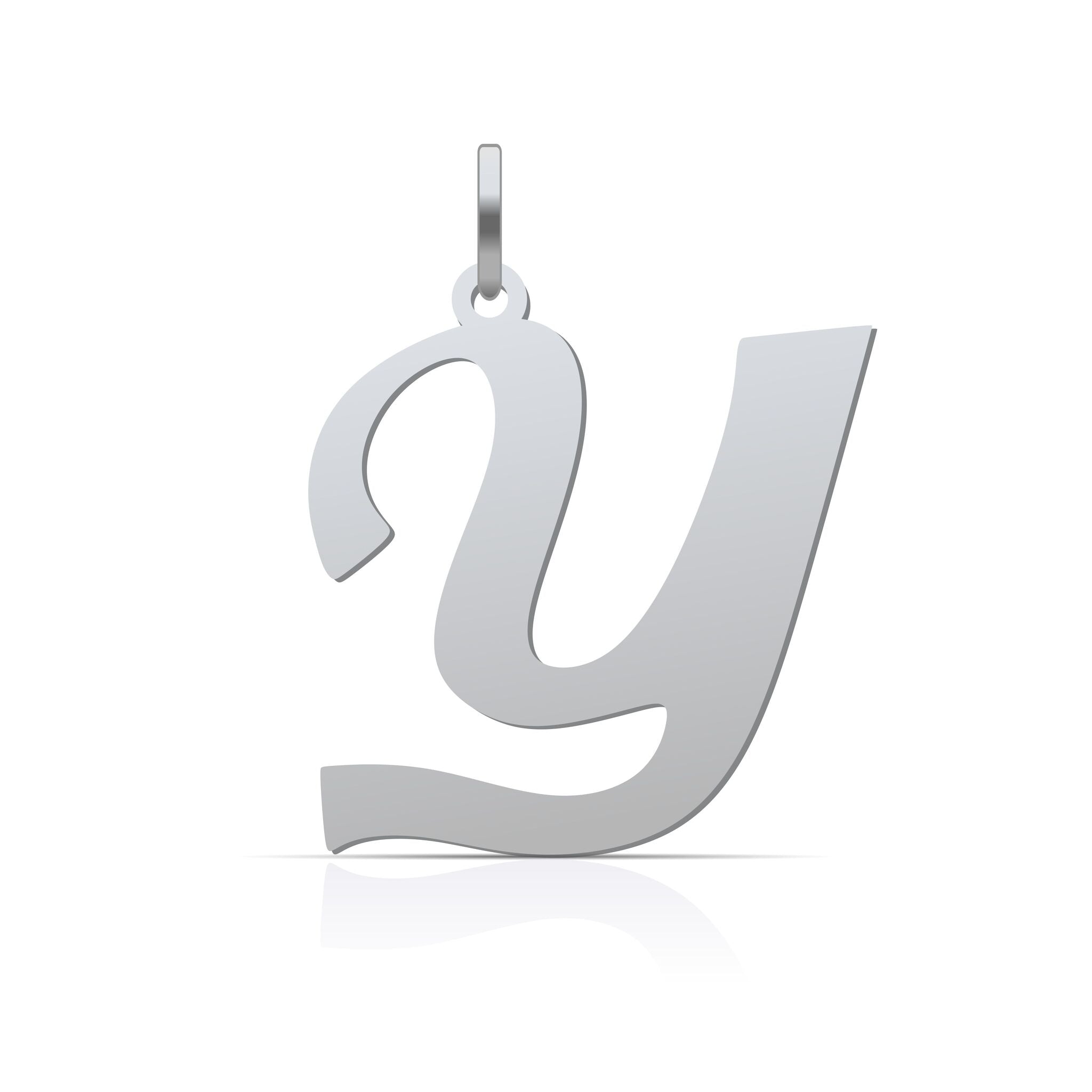 Letter Pendant Cursive - 925 Silver