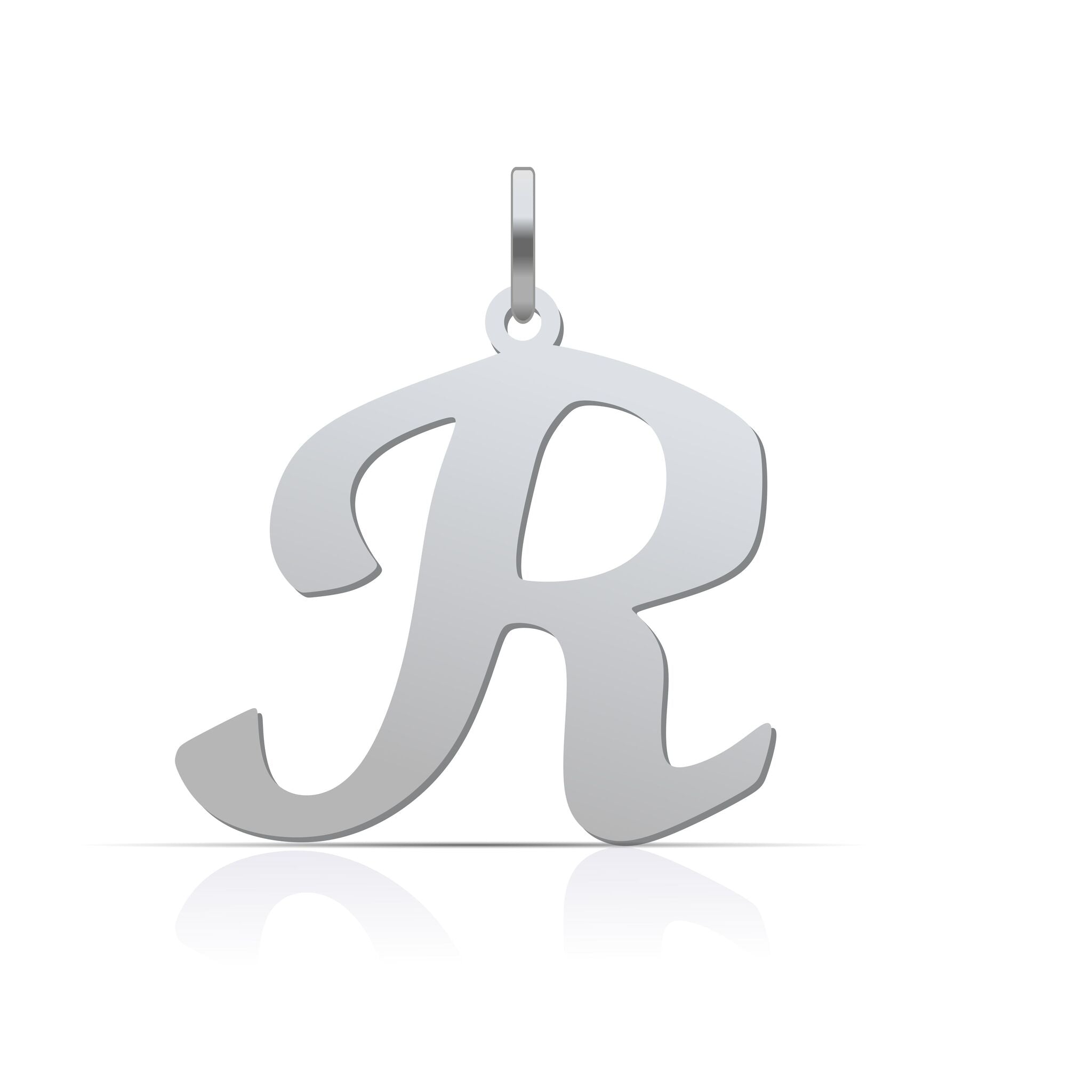 Letter Pendant Cursive - 925 Silver