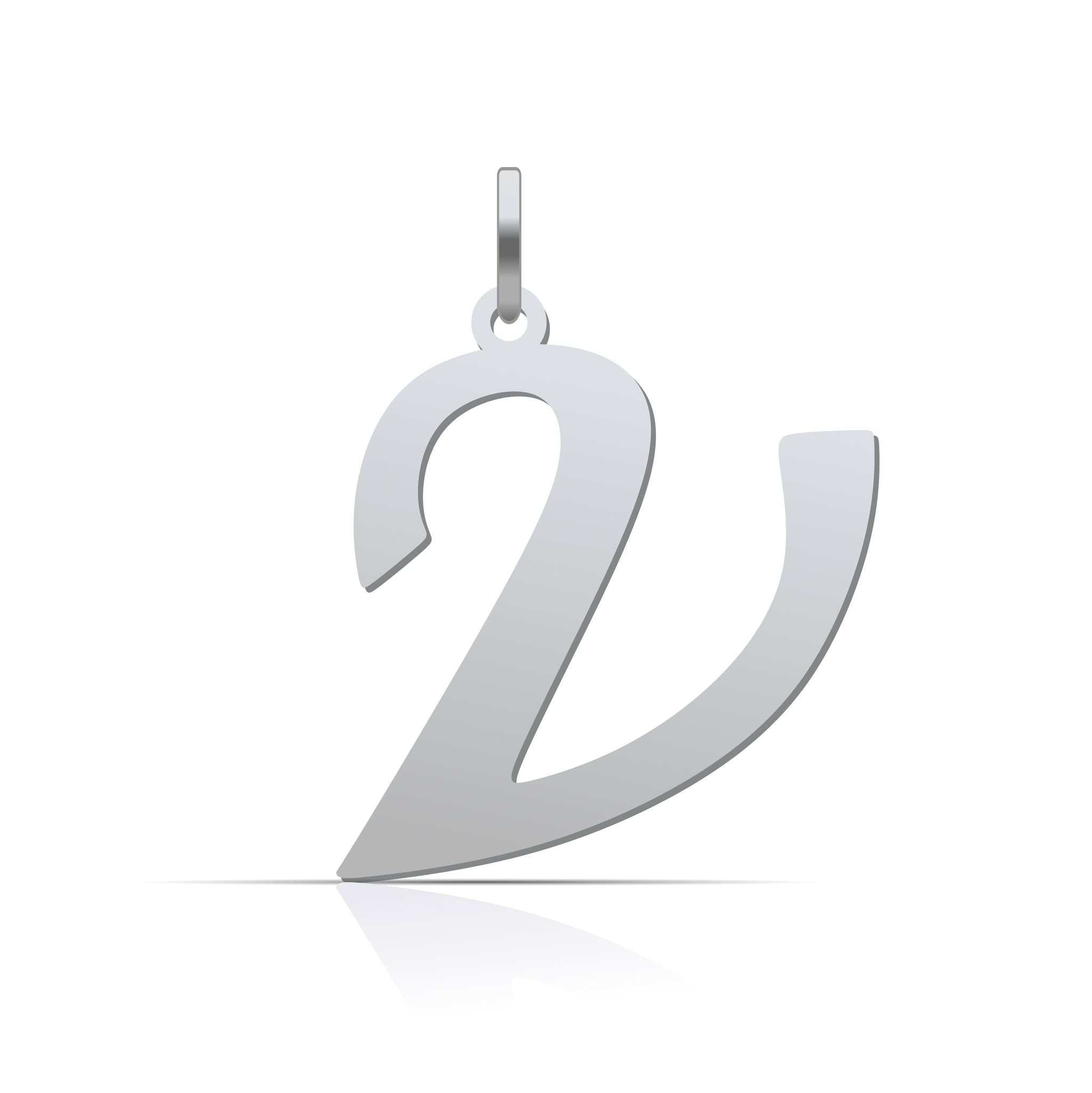 Letter Pendant Cursive - 925 Silver