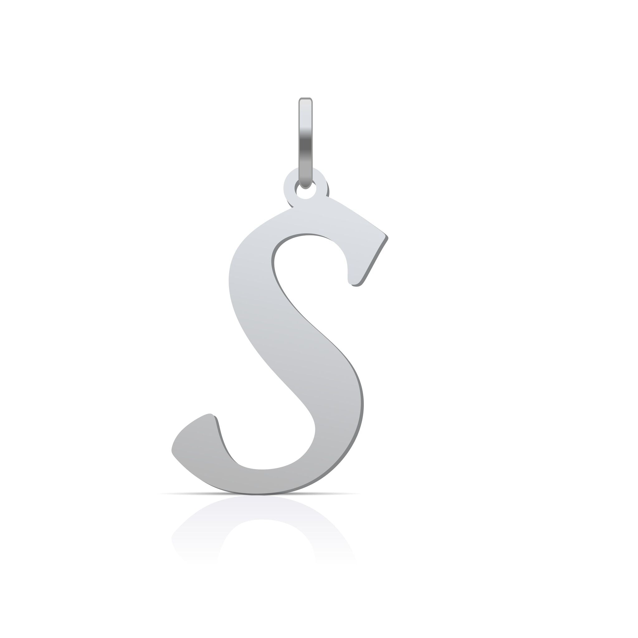 Letter Pendant Cursive - 925 Silver