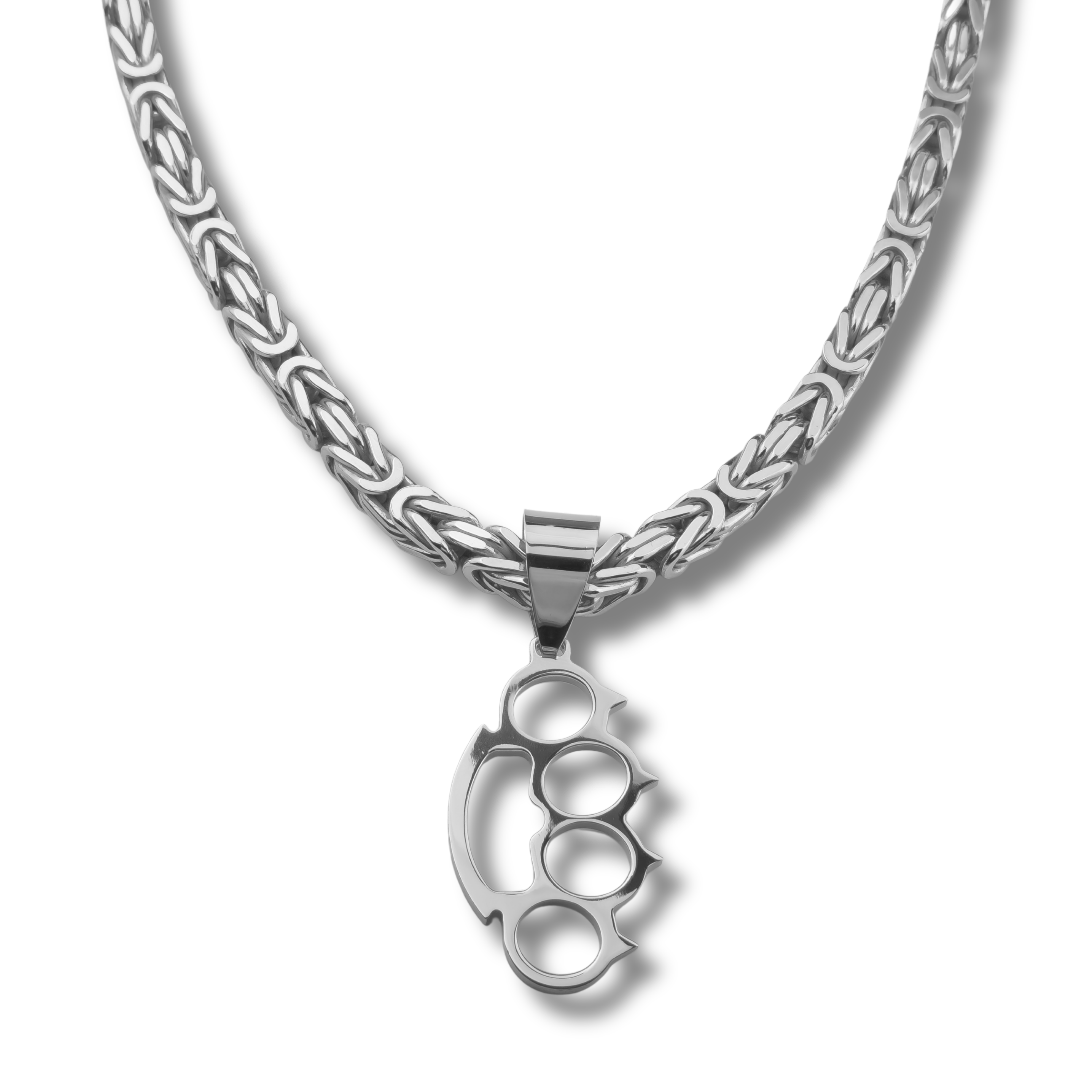 Schlagring Anhänger - 925er Silber