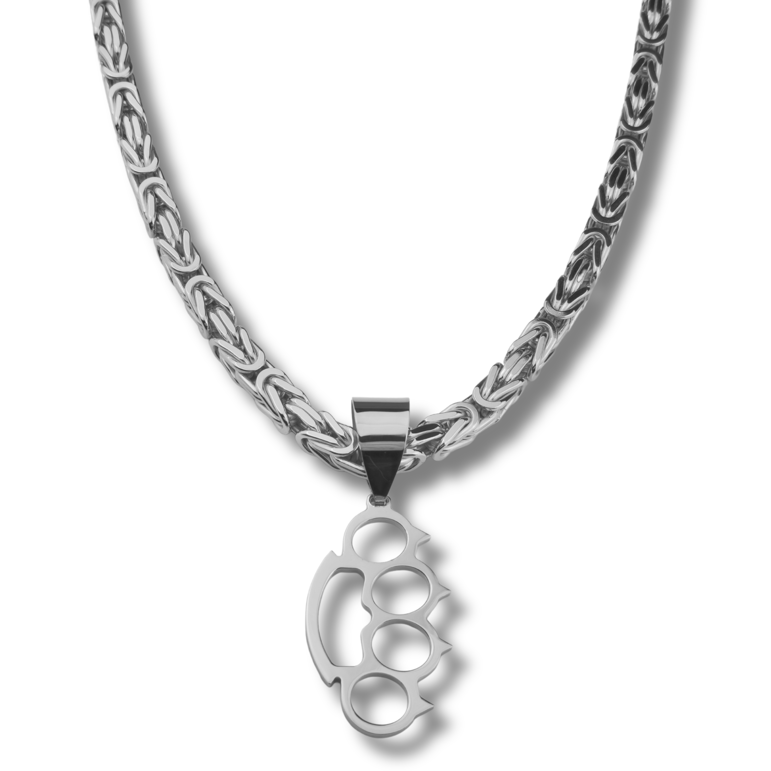 Schlagring Anhänger - 925er Silber