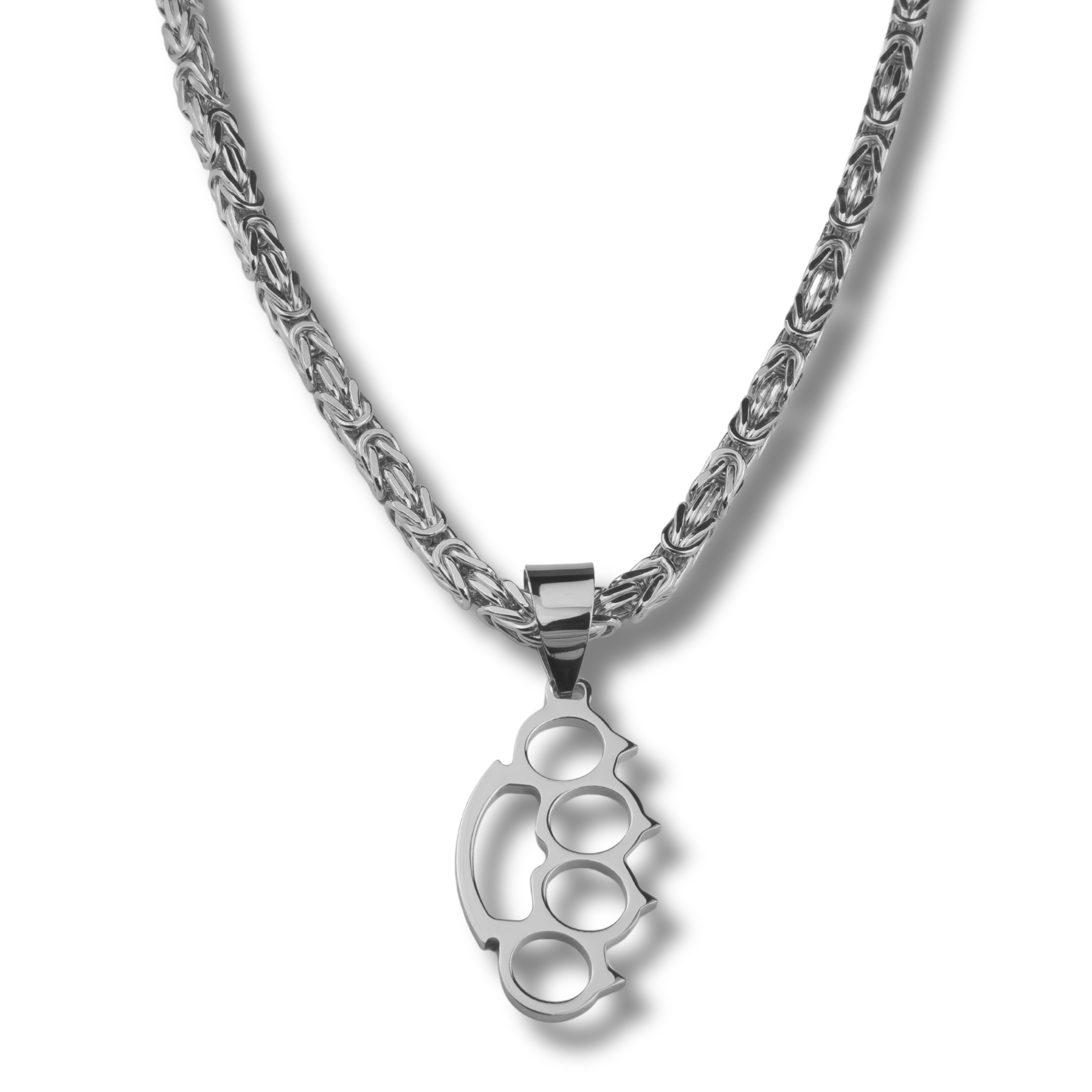 Schlagring Anhänger - 925er Silber