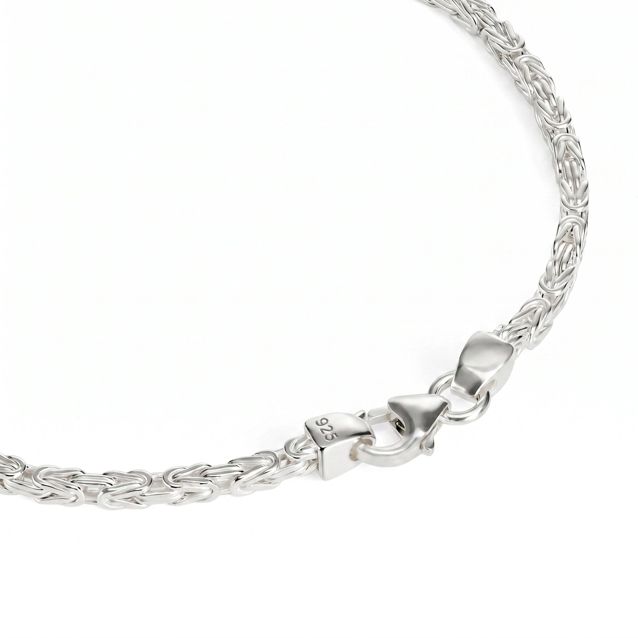 Königskette 2mm breit - 925er Silber
