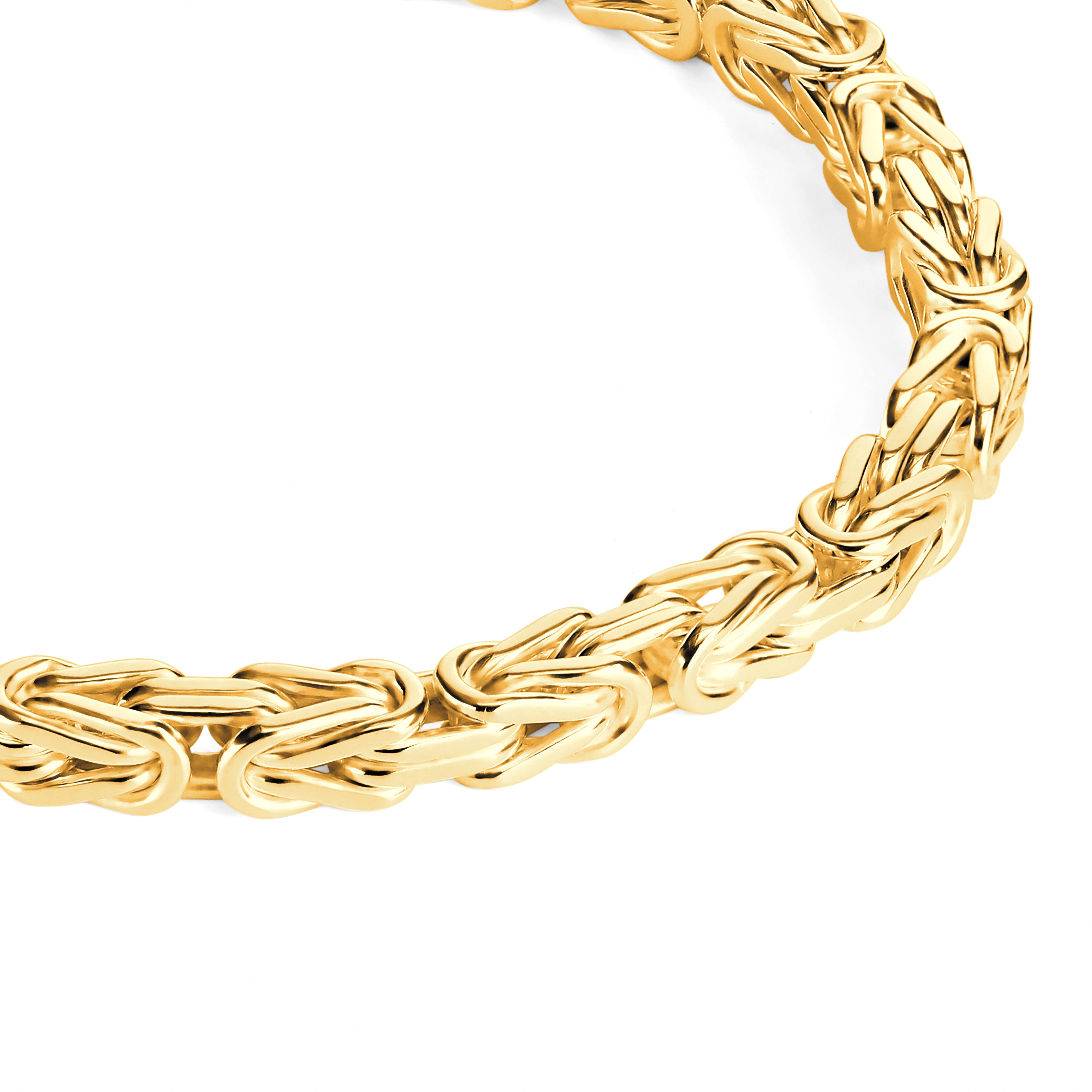 Königsarmband 5,5mm breit - 585er Gold